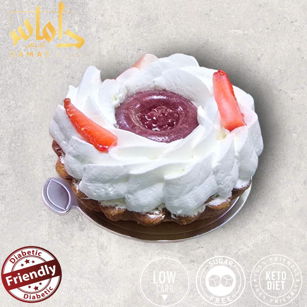 Tart Strawberry keto sauce تارت بصوص الفراولة كيتو