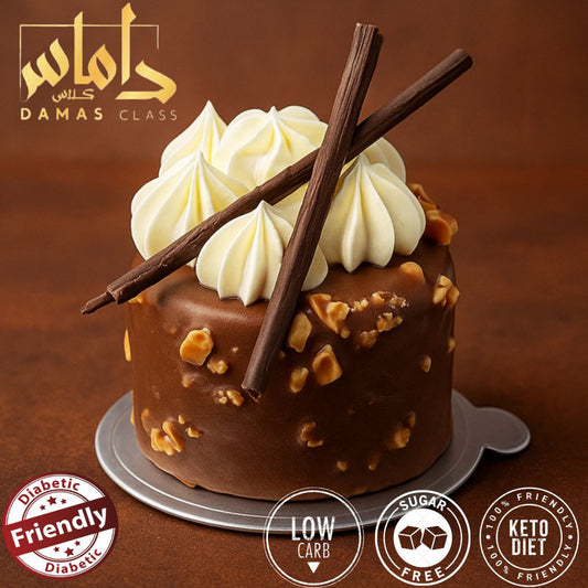 قطعة موس كيك شوكلاته بندق کیتو دایت piece of chocolate mousse cake