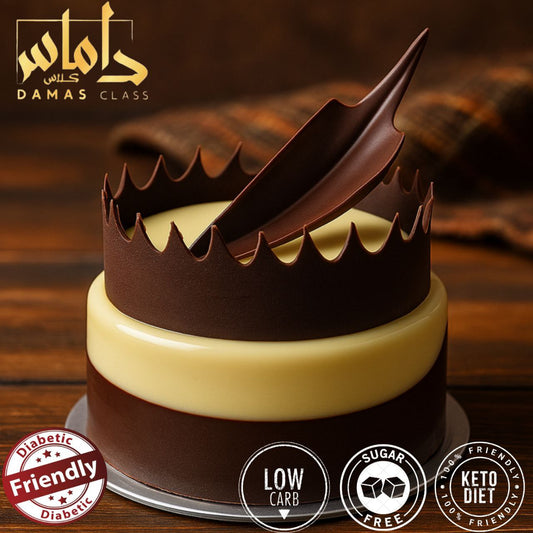 قطعة موس كيك شوكلاته كرانشي کیتو دایت piece of chocolate mousse cake
