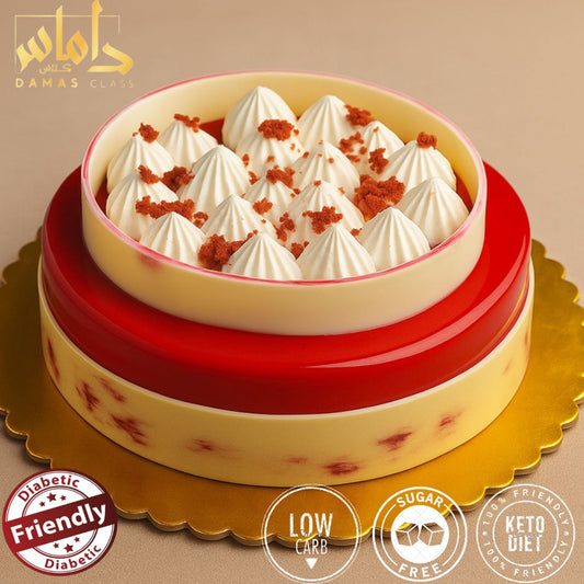 قالب كيك ريد فيلفيت 1000G Red velvet cake 6 people