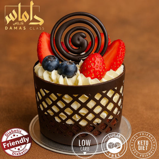 قطعة كيك شوكلاته كيتو دايت  Keto diet chocolate cake 1