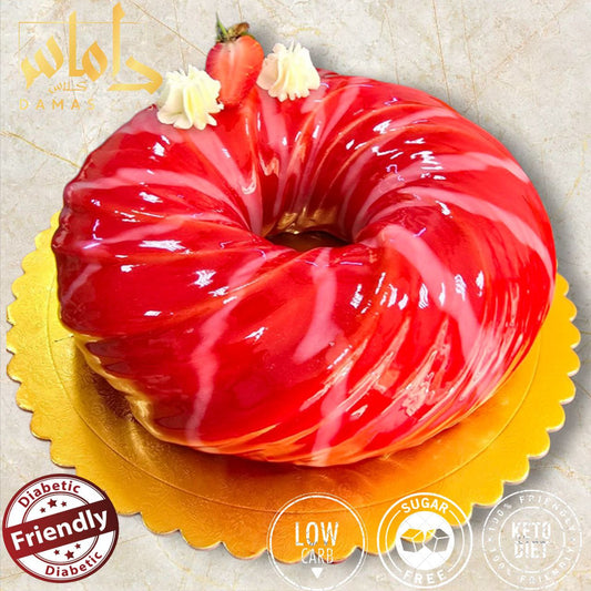 قالب كيك ريد فيلفيت 1000G Red velvet cake 6 people