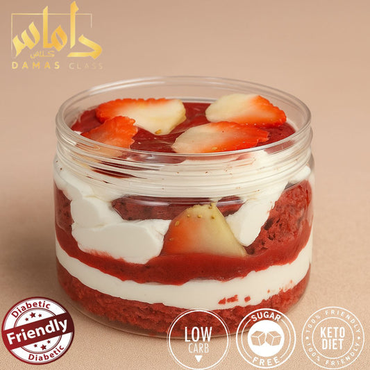 بوكس كيك ريد فيلفيت كيتو Box cake keto diet