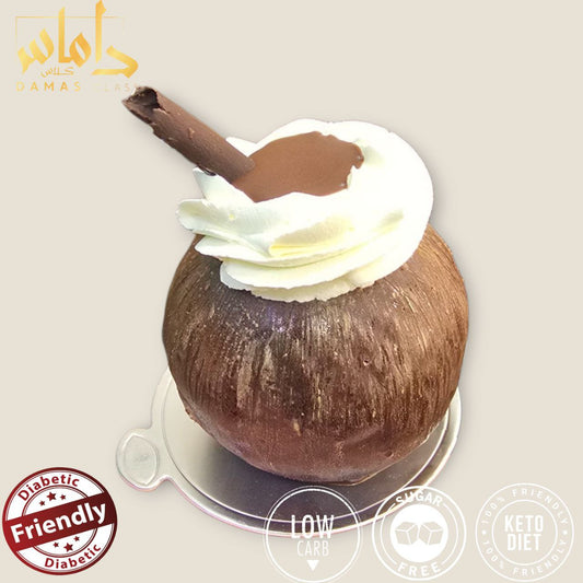 قطعة كيك شوكلاته كيتو دايت  Keto diet chocolate cake 1