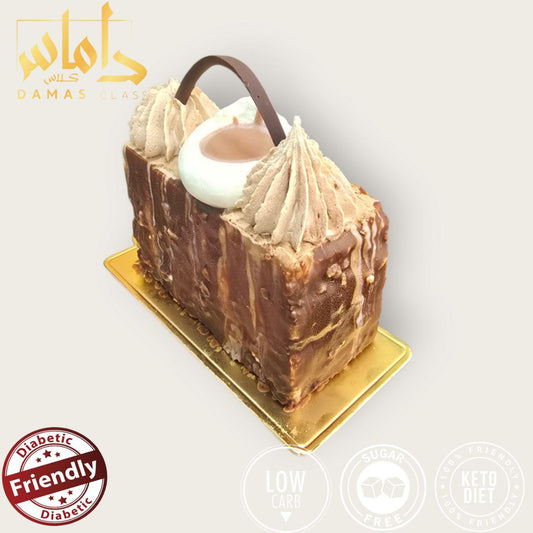 قطعة كيك شوكلاته كيتو دايت  Keto diet chocolate cake 1