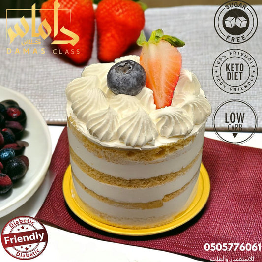 Keto diet vanilla cake 1 pes كيك فانيليا كيتو دايت