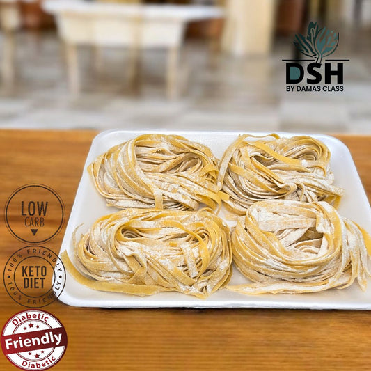 كيتو فوتوتشيني بدون طهي Keto Fettuccine No-Bake