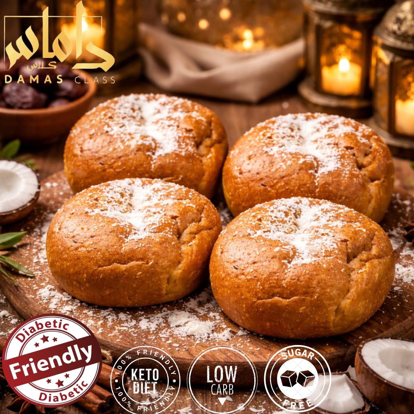 Ma'atok Coconut Keto Diet 4pesمعروك جوز الهند کیتو دایت